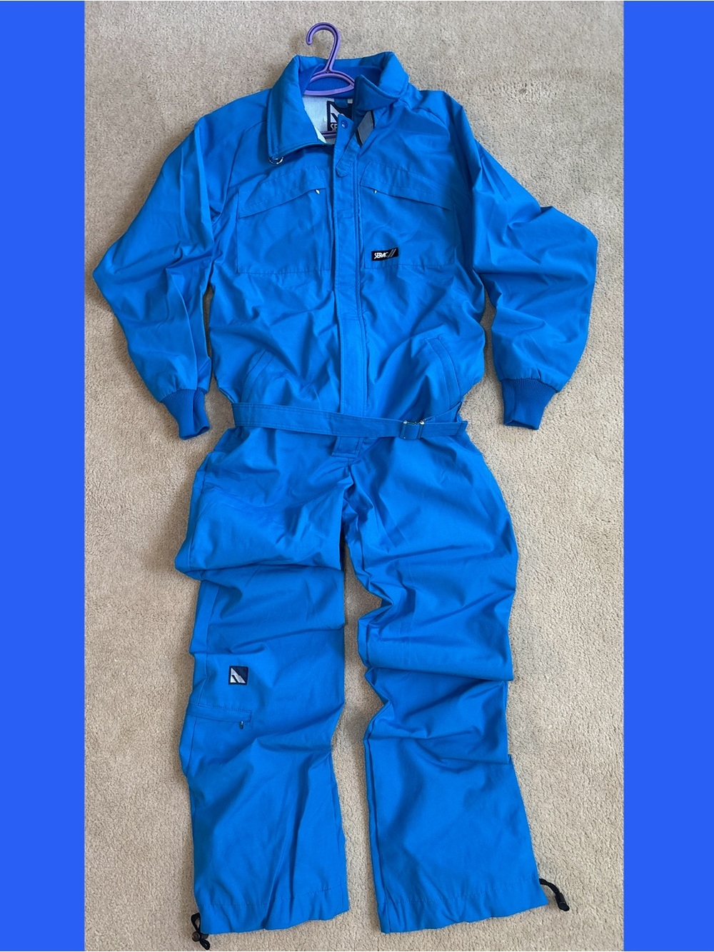 Vintage Serac Men's 42 80s 90s Ski & Snowboard Full Body Suit Winter Outdoor